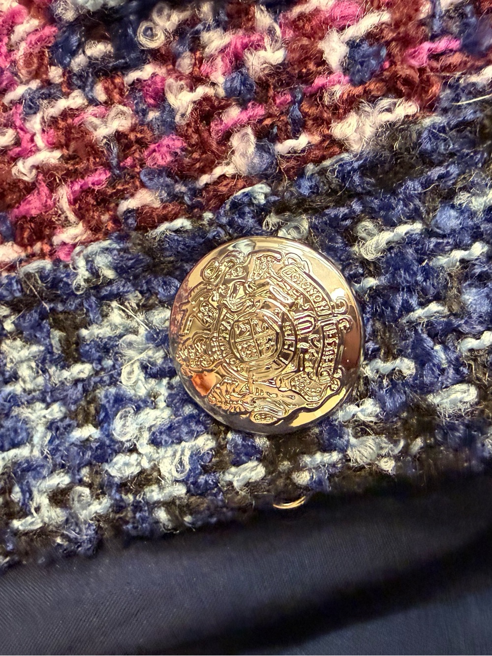 WHBM Tweed Stylist Jacket, Hollyhock, Size 4 - Picture 11 of 14